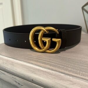 Dark Brown Gucci Belt